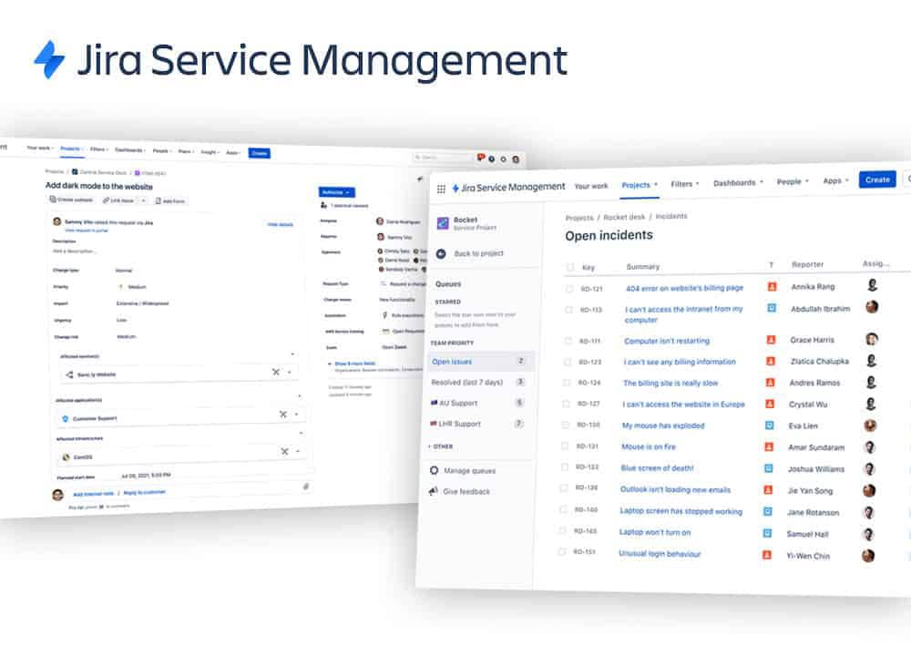 Lo strumento ITSM Jira gestisce le richieste in modo strutturato, tracciando i tempi di ogni singola attività ed estraendone le statistiche.