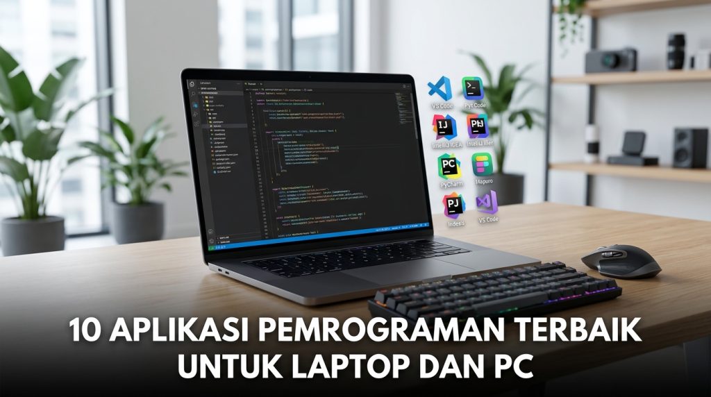 10 Aplikasi Pemrograman Terbaik untuk Laptop dan PC